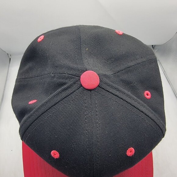 Team Aloha Snapback Hat Black Red Adjustable Outdoors Casual Lightweight - Picture 5 of 9